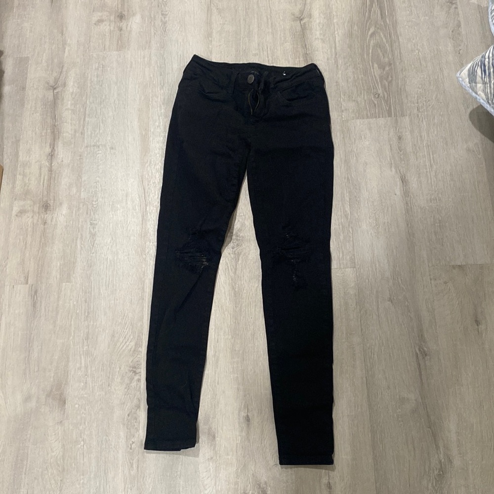 AE next level stretch black jeans